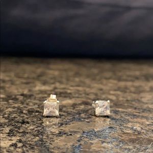 Silpada Sterling Silver & Cubic Zirconia earrings